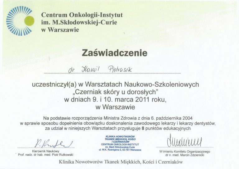Czerniak 2011